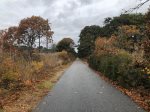 Cape Cod Rail Trail at the end of the street